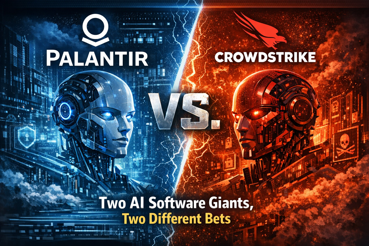 Palantir vs. CrowdStrike: Two AI Software Giants, Two Different Bets